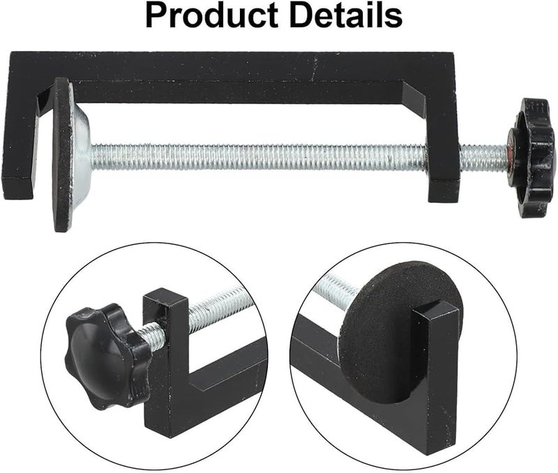 2 قطعة من مشبك C المعدني 10-105مم قابل للتعديل وعكسي لأعمال النجارة والبلاستيك والقطع والحفر ومشاريض الطاولة - Image 5