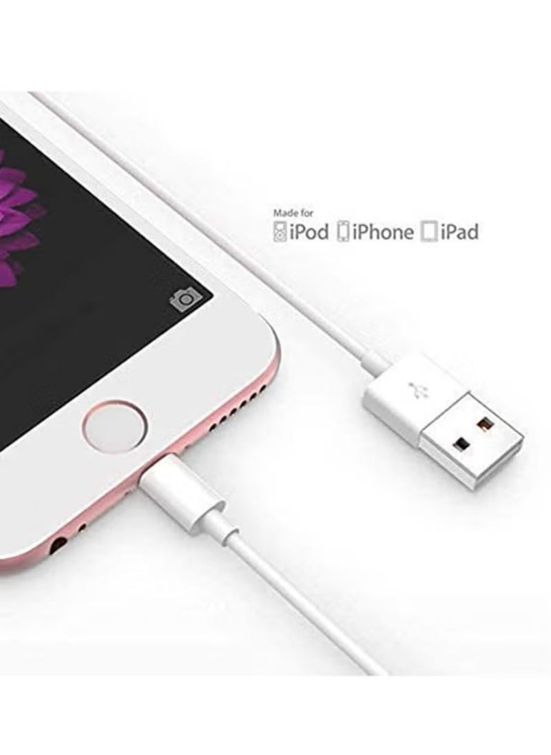 Generic - USB To Lightning Data Sync And Charging Cable For Apple iPhone White - Image 1