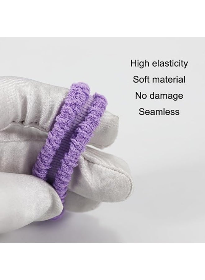 12pcs Soft Hair Ties – Thick Elastic Scrunchies for Women & Girls, Perfect for Ponytails & Braids (Candy) - Image 2