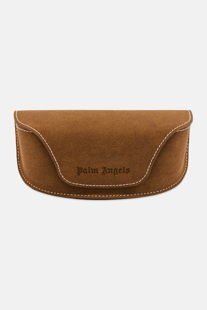 Palm Angels Men PERI10C UV Protection Round Sunglasses, White - Image 5