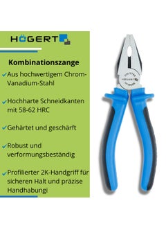 Högert Technik Hogert Technik Germany Combination pliers 160 mm  - Image 4