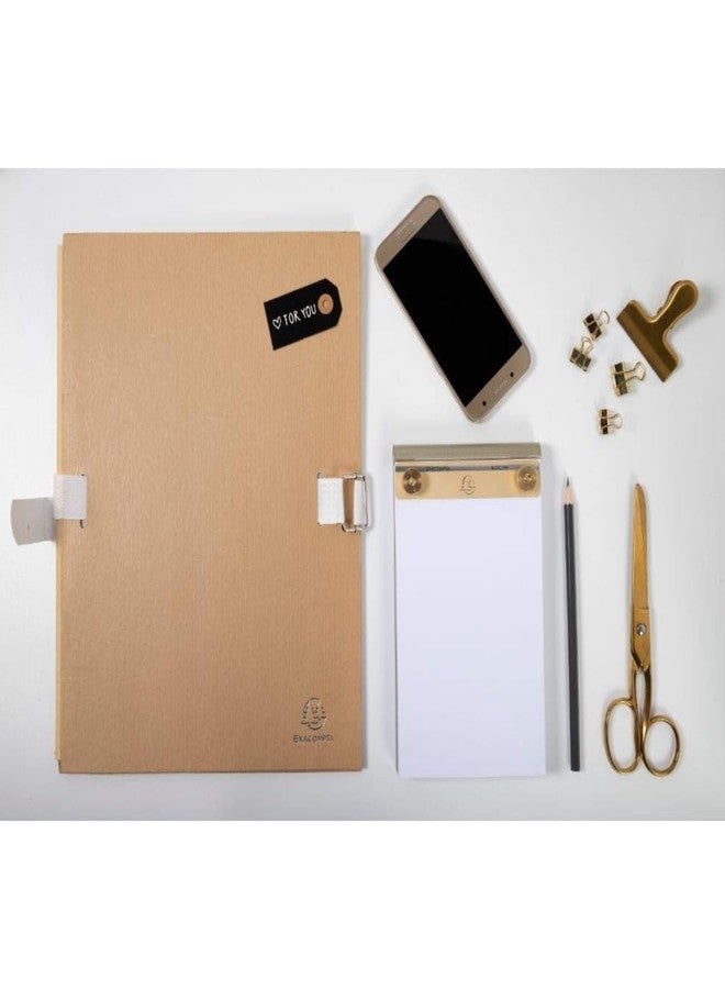 Exacompta FAF Metal Desk Pad for Home or Office, 200 White 70g Micro-Perforated Sheets, Blank or Dots. Non-Slip Backing, Three Sizes. Refills Available. - Image 5