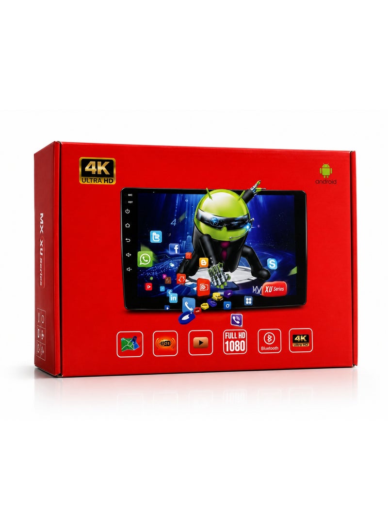 سي جي اس شاشة سيارة أندرويد MX XU Series – 4K Ultra HD – بلوتوث – USB – تدعم تشغيل الفيديو والملاحة - Image 1