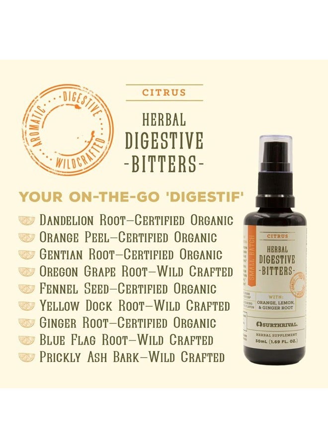 Surthrival : Herbal Digestive Bitters (1.69 fl oz / 50ml), 100% Vegan Blend of Organic & Wildcrafted Herbs & Roots - Image 4