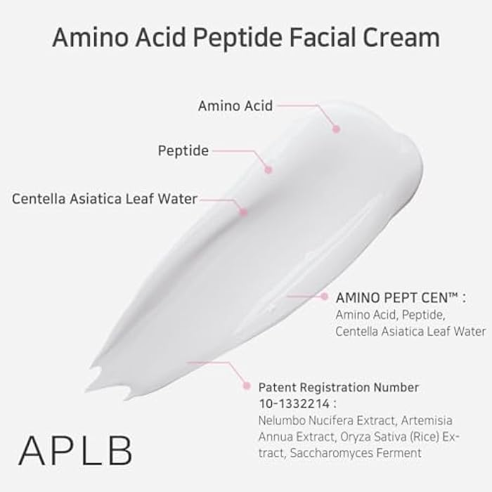 APLB Amino Acid Peptide Facial Cream | AMINO PEPT CEN™ 38.8% 1.86 FL.OZ/Korean Skincare, Moisturize, Wrinkle Care, Elasticity care, Revitalize for gentle and improve skin texture - Image 4