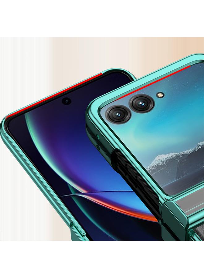 اس-توب جراب لهاتف موتورولا رازر 40 ألترا مطلي كهربائيًا، مكون من ثلاث قطع - Image 5