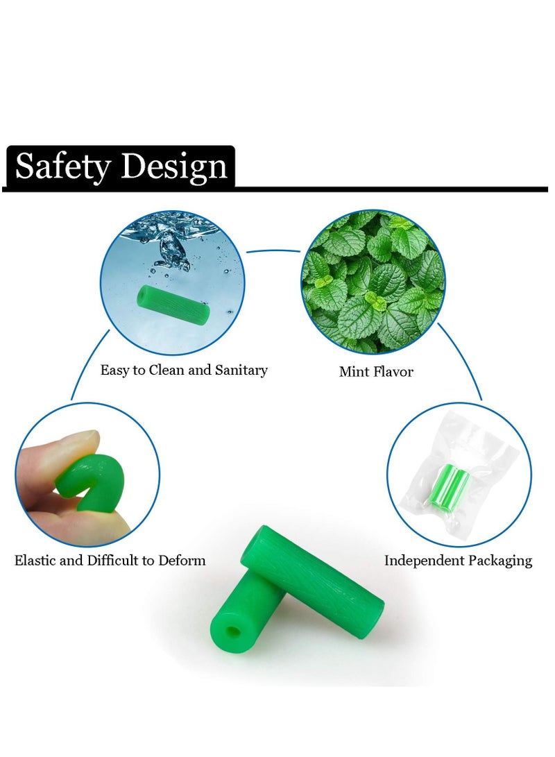 KASTWAVE 20 Piece Aligner Chewies Invisible Retainer Seater Orthodontic Silicone Tooth Stick Green - Image 3