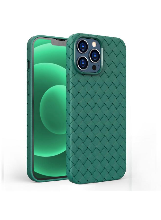 زبون جراب لهاتف iPhone 13 Pro Max بتغطية كاملة من مادة TPU المنسوجة المقاومة للصدمات - Image 1