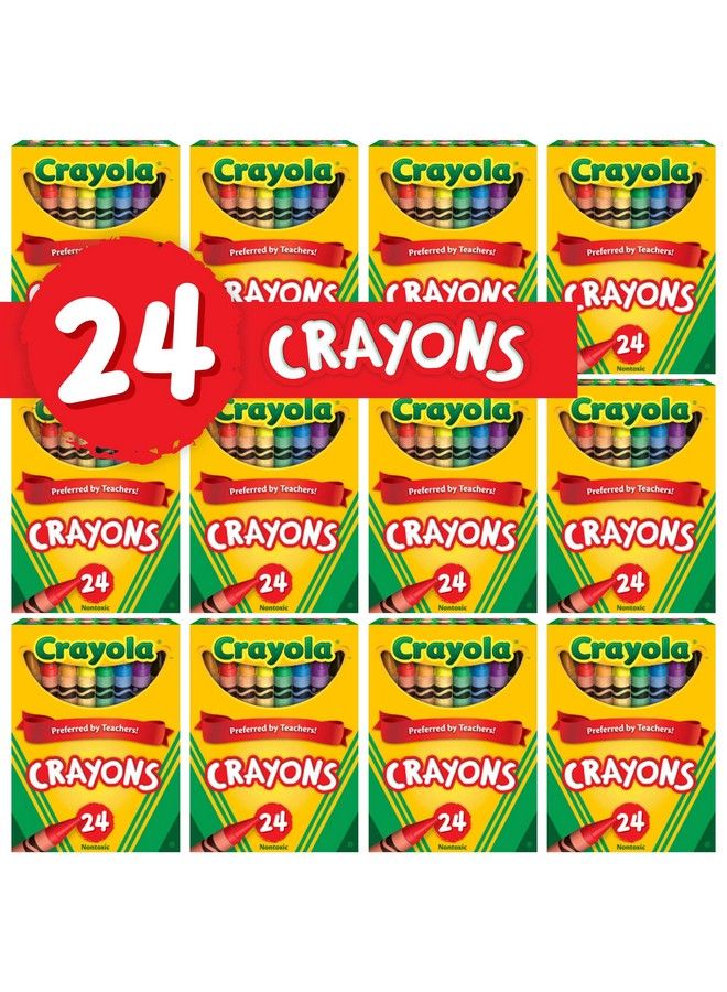 Crayola Crayons Bulk 12 Packs Of 24 Count Crayons School Supplies Assorted Colors - Image 3