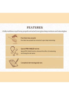 SKIN FOOD since 1957 Skinfood Royal Honey Propolis Enrich Toner 160Ml I Facial Toner With Honey Extracts I For Skin Nurture And Hydration I Antiaging Facial Toner For Strengthening Skin Moisture Barrier  - Image 3