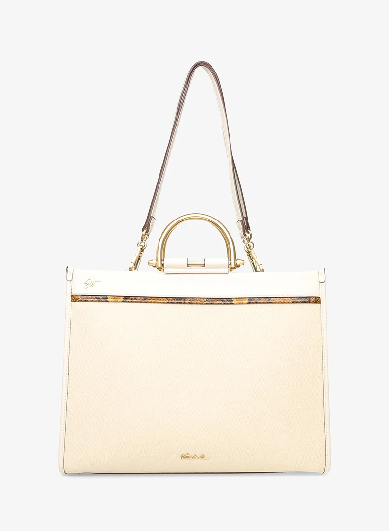 Top Handle PU Tote Bag