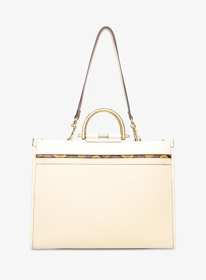 STEVE MADDEN Top Handle PU Tote Bag