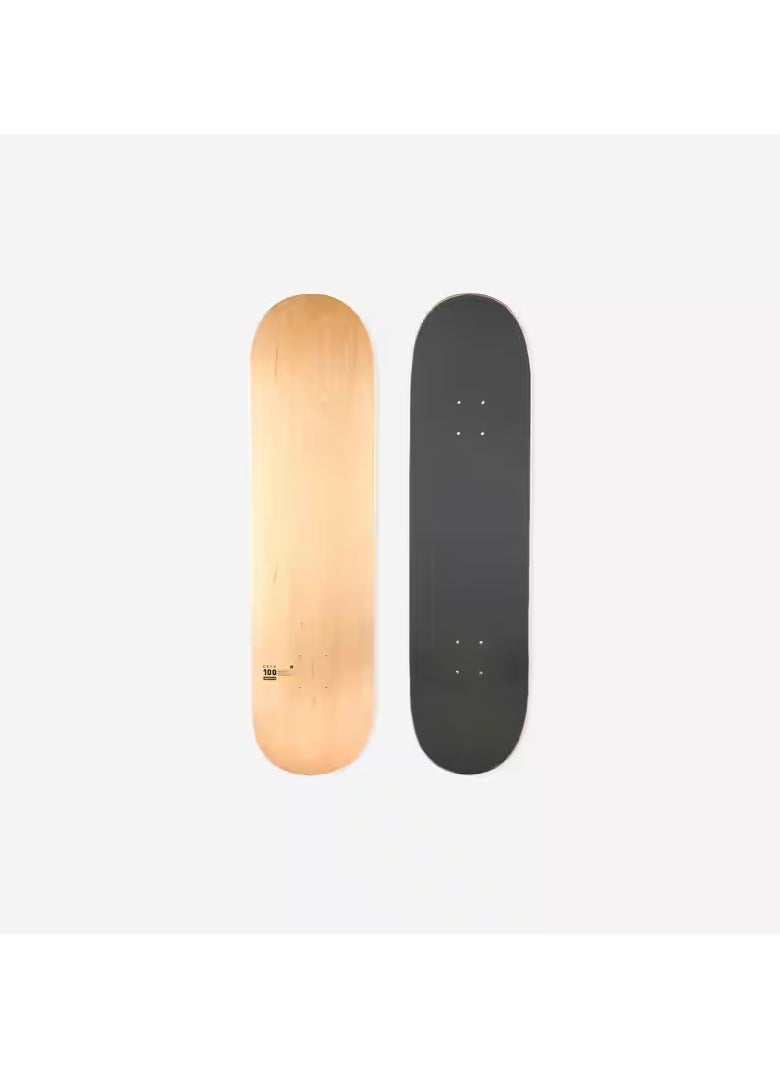OXELO Maple Skateboard Deck with Grip DK100  - Image 1