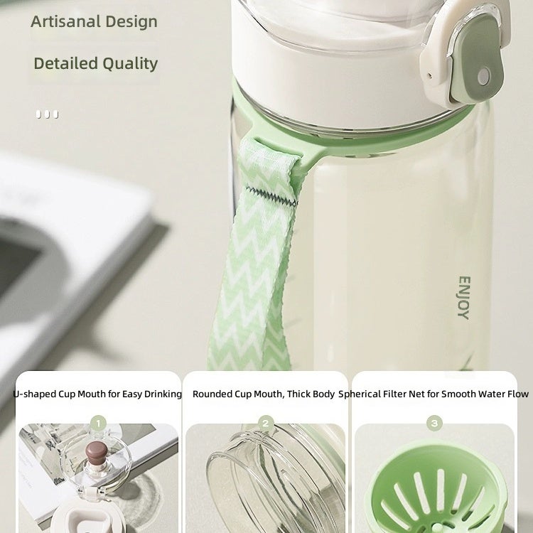 FUGUANG Outdoor Sports Water Bottle - Durable, Portable, and Stylish for Fitness & Students - Image 3