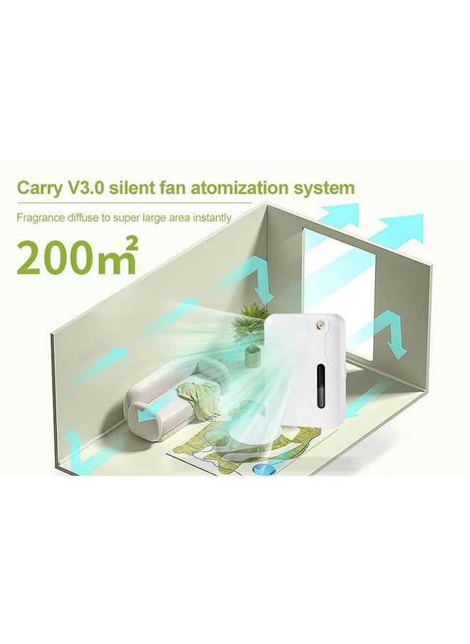 Joshberg Essential Oil Diffuser,Smart Scent Air Machine,Scent Diffuser,Wifi Bluetooth Waterless Essential Oil Diffuser with Cold Air Tech 250ML,200m²  Coverage for Large Room, Office, Spa  - Image 5