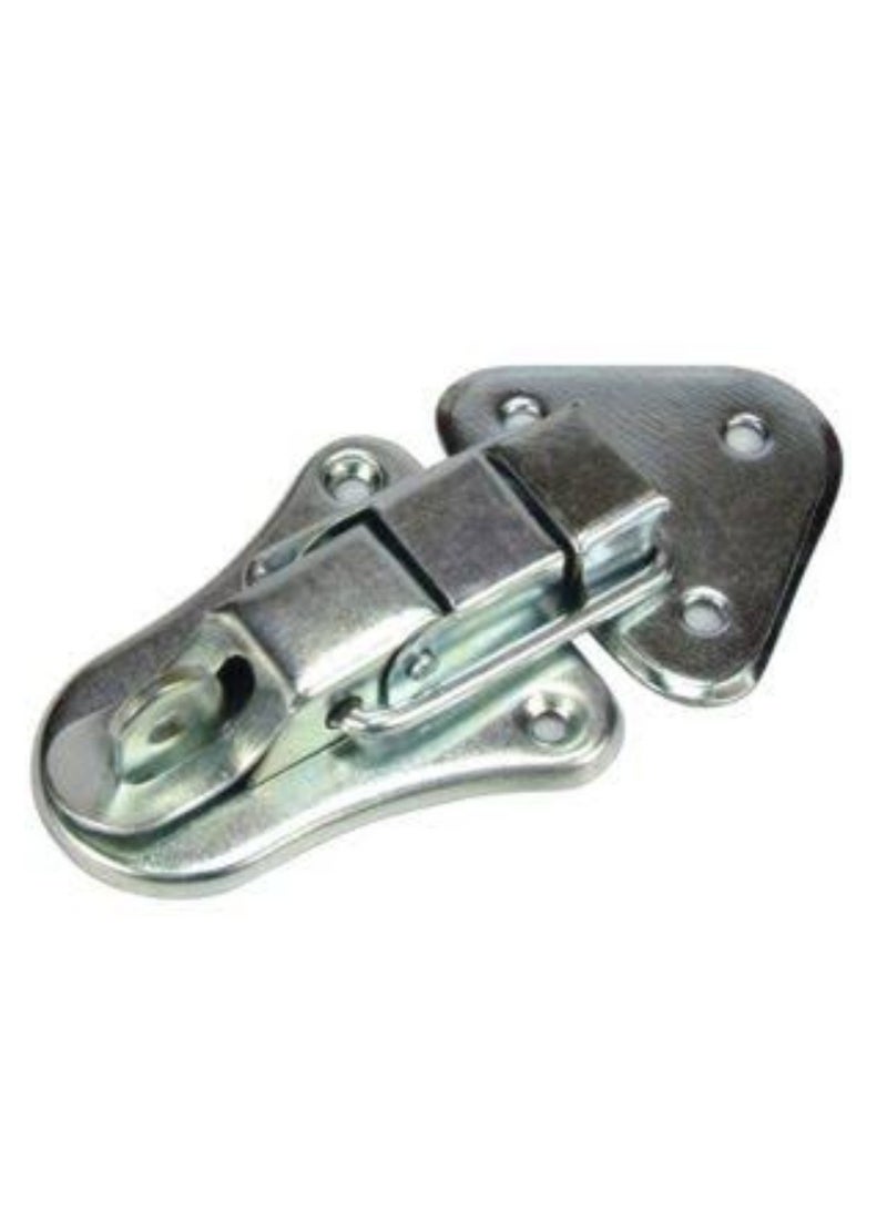 KNP Nickel Plated Attache Clip Locking Hook is a durable and secure fastening solution designed for briefcases, attache cases, toolboxes, and storage boxes.