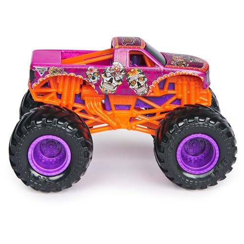 Monster Jam, Official Dalmatian Vs. Calavera Die-Cast Monster Trucks, 1:64 Scale, Kids Toys for Boys Ages 3 and up - Image 3