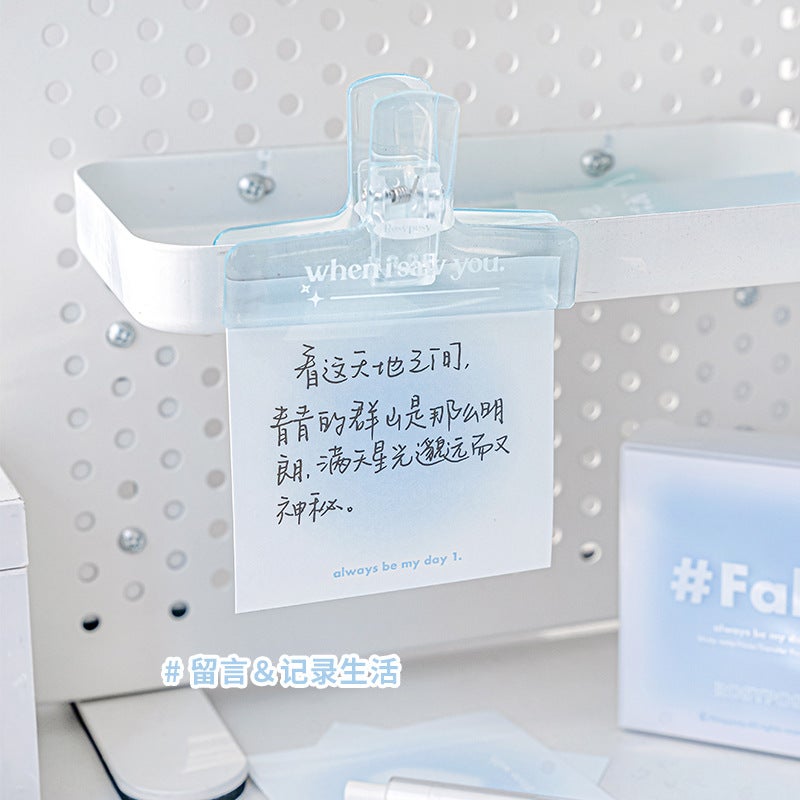 Rosyposy Soft Gill Blue Ins Gradient Sulfuric Acid Paper Boxed Notes Fall In Multifunctional Notes 4 - Image 5