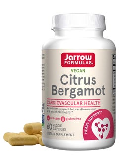 jarrow formulas Citrus Bergamot 500 Mg Cardiovascular And Normal Metabolic Health Dietary Supplement 60 Servings - Packaging May Vary  - Image 1