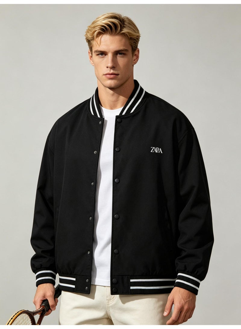 زارا ZARA men's and women's baseball uniform jackets - Image 1