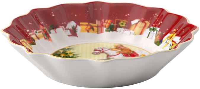 Villeroy & Boch Villeroy  Boch Toys Fantasy Christmas Pastry Bowl Premium Porcelain Colorful Festive Design - Image 1