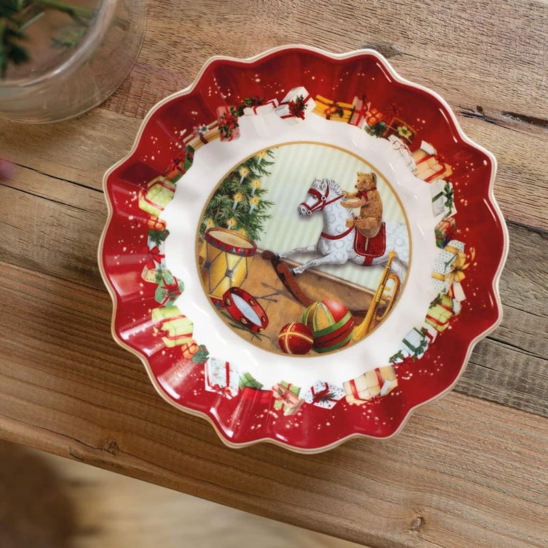 Villeroy & Boch Villeroy  Boch Toys Fantasy Christmas Pastry Bowl Premium Porcelain Colorful Festive Design - Image 4