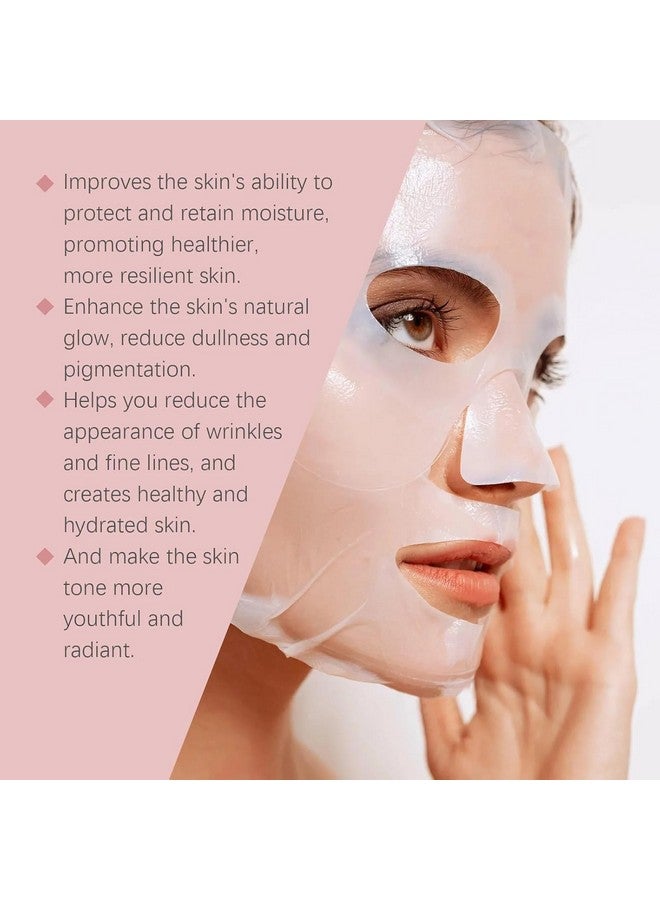 Rexez 1 pcs Bio Collagen Face Mask For Women & Girls, Hydrating Overnight Hydrogel Mask, Deeply Skin Moisturizes Gel Sheets For Pigmentation, Anti-Aging & Pore Minimizing Skin Care - Image 5