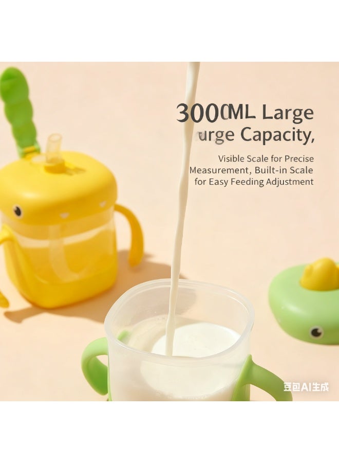 WAISFIT 300ml Baby Training  Sippy Cup Straw Cup with Handles, Leakproof Toddler Drinking Bottle - Image 3
