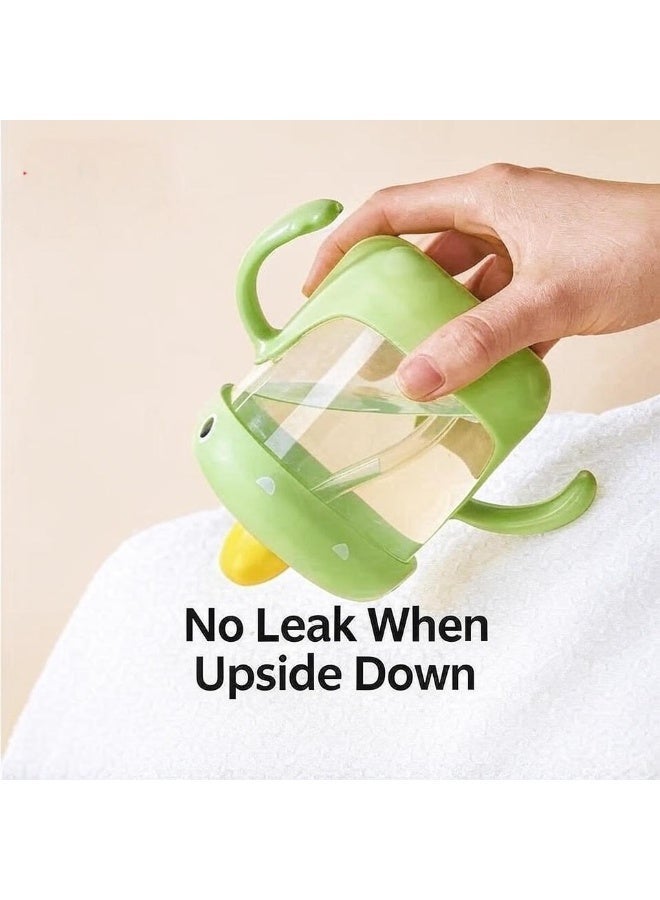 WAISFIT 300ml Baby Training  Sippy Cup Straw Cup with Handles, Leakproof Toddler Drinking Bottle - Image 4