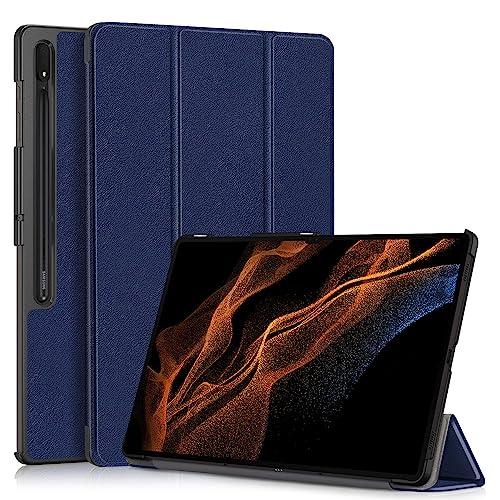 Gylint Case for Samsung Galaxy Tab S10 Ultra 2024/ S9 Ultra 2023/ S8 Ultra 2022 14.6 Inch with S Pen Holder, Lightweight Tri-Fold Stand Cover with Auto Wake/Sleep - Image 1