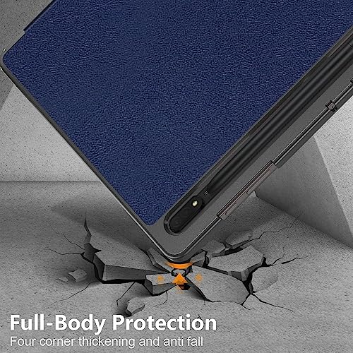 Gylint Case for Samsung Galaxy Tab S10 Ultra 2024/ S9 Ultra 2023/ S8 Ultra 2022 14.6 Inch with S Pen Holder, Lightweight Tri-Fold Stand Cover with Auto Wake/Sleep - Image 5