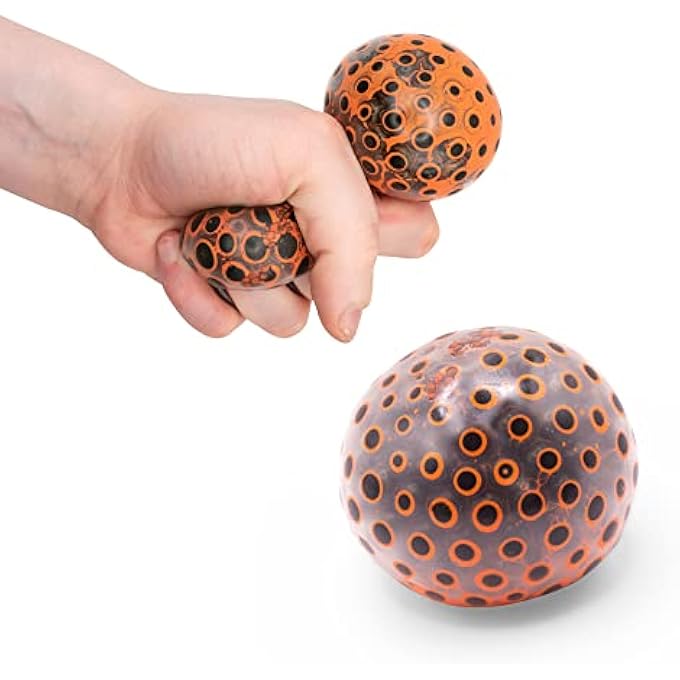 Tobar 38584 SCRUNCHEMS NEON Beans Squish Ball - Image 3