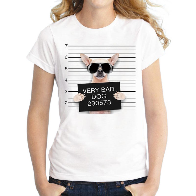 Wish Ladies Short Sleeve T-Shirt Bad Dog Manufacturers - Image 1