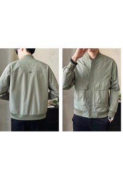 Jeep Men's Trendy Loose Casual Jacket, Baseball Collar, Workwear Jacket  - Image 4
