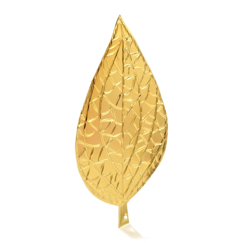 Memoir Brass Gold Plated Hindu Puja Item Pan patta Home Decor Diwali Pooja Article (HDSC5250) - Image 2