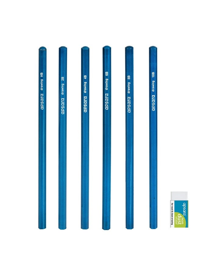 Apsara أقلام الرسم المتنوعة من أبسارا، HB، B، 2B، 2B، 4B، 6B - عبوة من 6 - Image 5