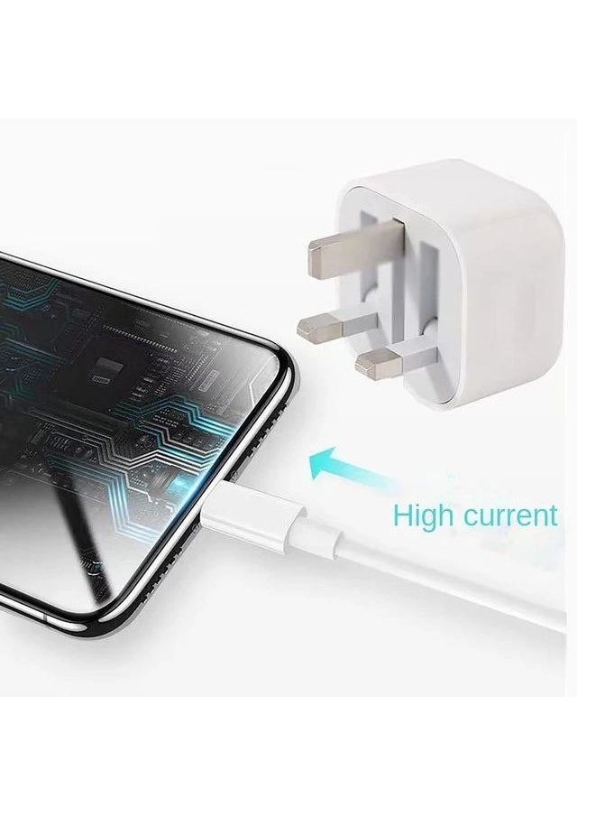 Denx - USB-C Power Adapter 20W Fast Charging Safe Portable Small Size USB C Wall Charger Plug UK Type C Power Adapter - Image 1