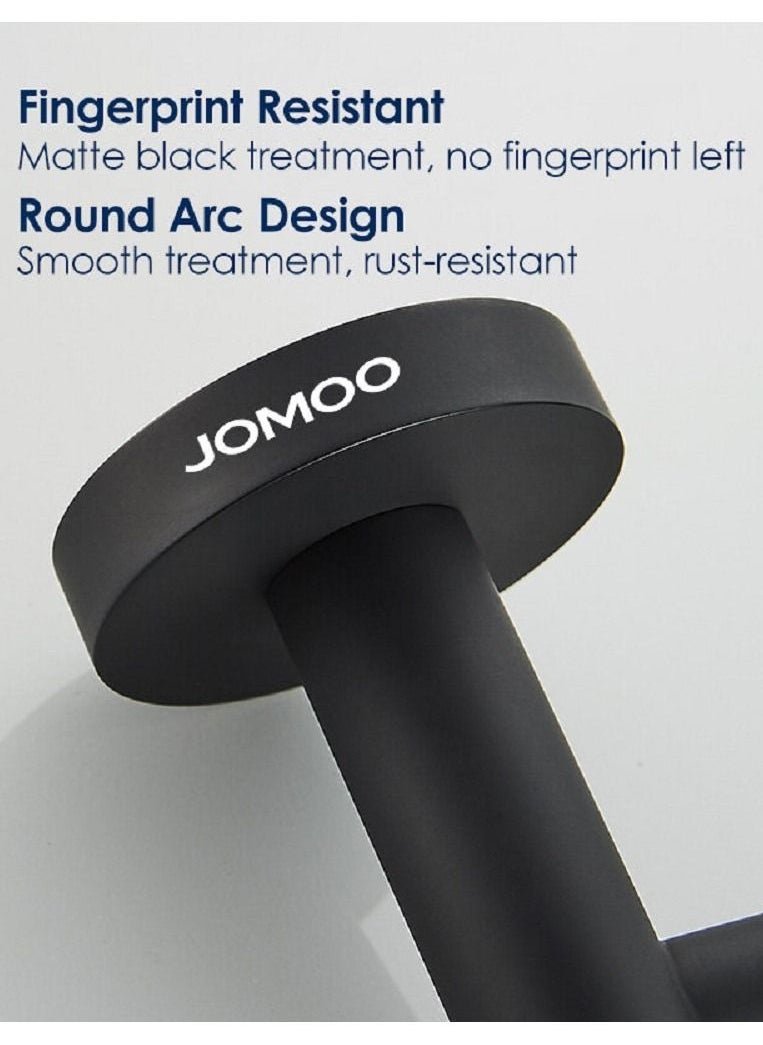 Jomoo Towel Bar Bathroom Rack Shelf, Stylish and Durable Bath Holder Storage  - Image 2