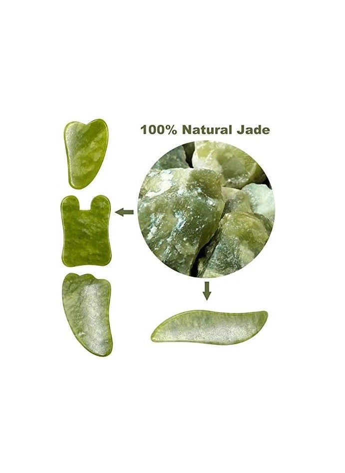 Unipro - Unipro Natural Gua Sha Stone for Face - Facial Massage Tool for Improved Blood Circulation and Skin Rejuvenation - Image 1