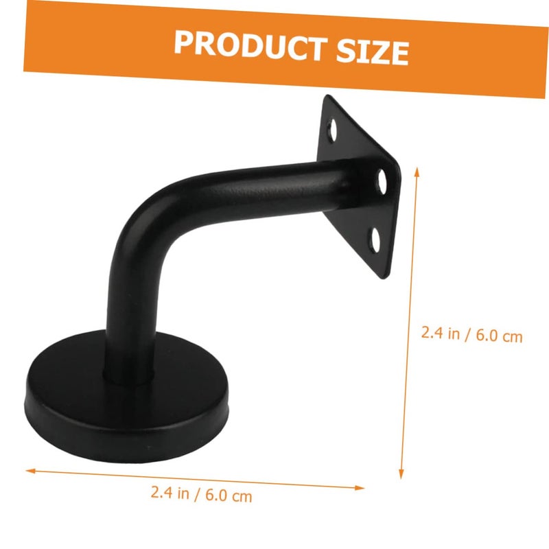 6 Pcs Stainless Steel Handrail Brackets Wall Mount Support For Stair Railing Banisters - Image 3