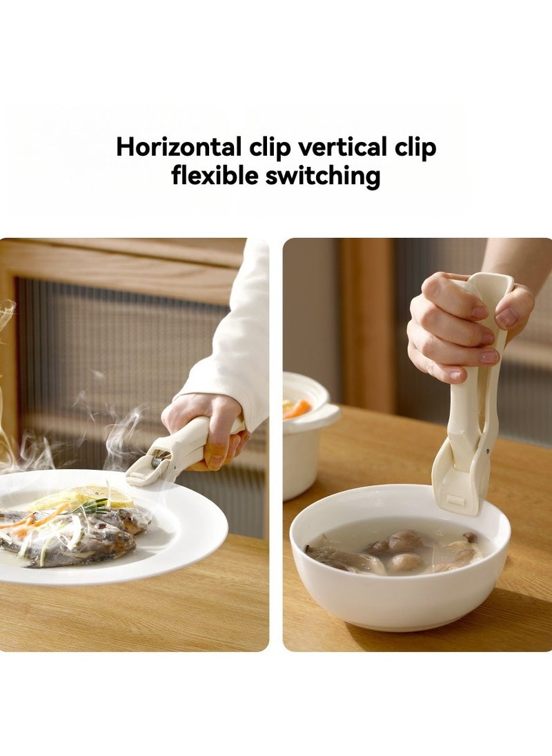 Generic - Household anti-scalding bowl clip, steamer anti-skid and heat-resistant clip, labor-saving bowl clip - Image 1