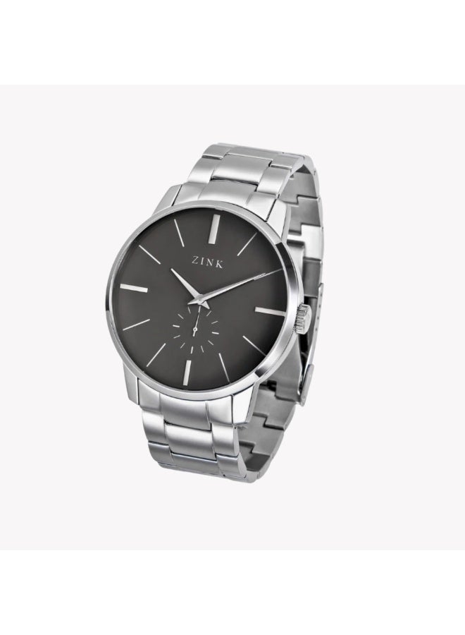 زنك ساعة زينك للرجال من الفولاذ المقاوم للصدأ الفضية | ZK126G5SS-36 - Image 3