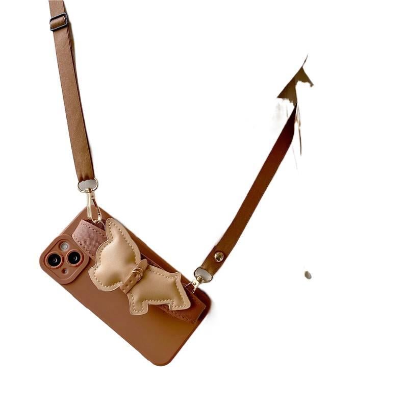 Drop Protection iPhone 14 Pro Max Silicone for iPhone 14 14 Plus 14 Pro 14 Pro Max with Lanyard and Anti Fingerprint in Milk Coffee Brown finish - Image 1