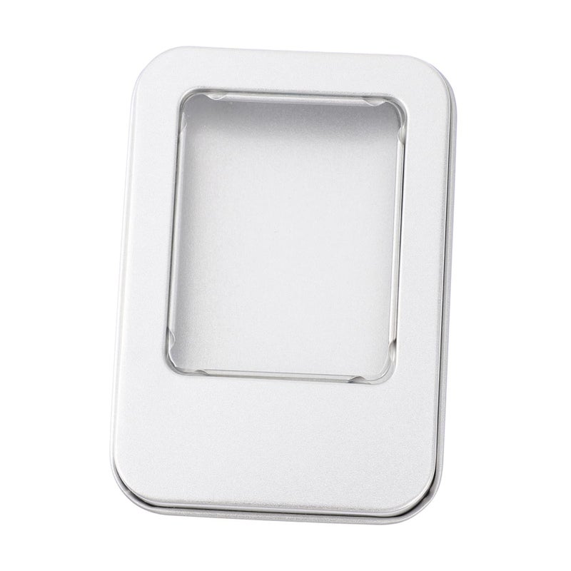 10pcs USB Flash Drive Storage Case Tinplate Window Organizer Metal Box Office Home Travel - Image 2