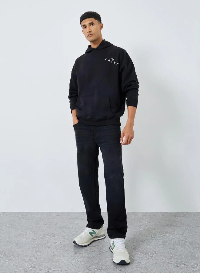 ستايلي هودي فليس ثقيل بقصة واسعة