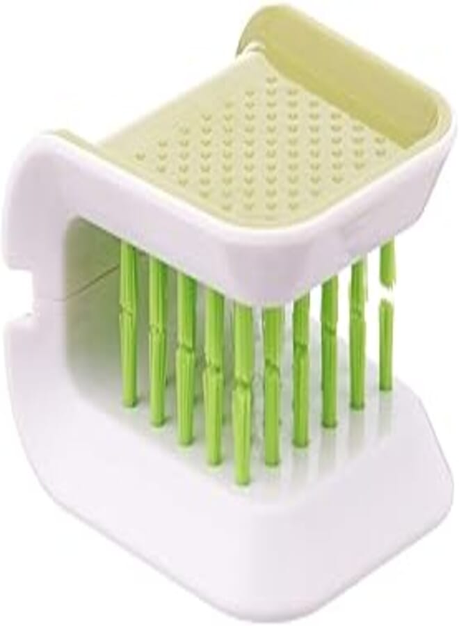 Samer Forks and Knives Cleaning Brush - Green and White