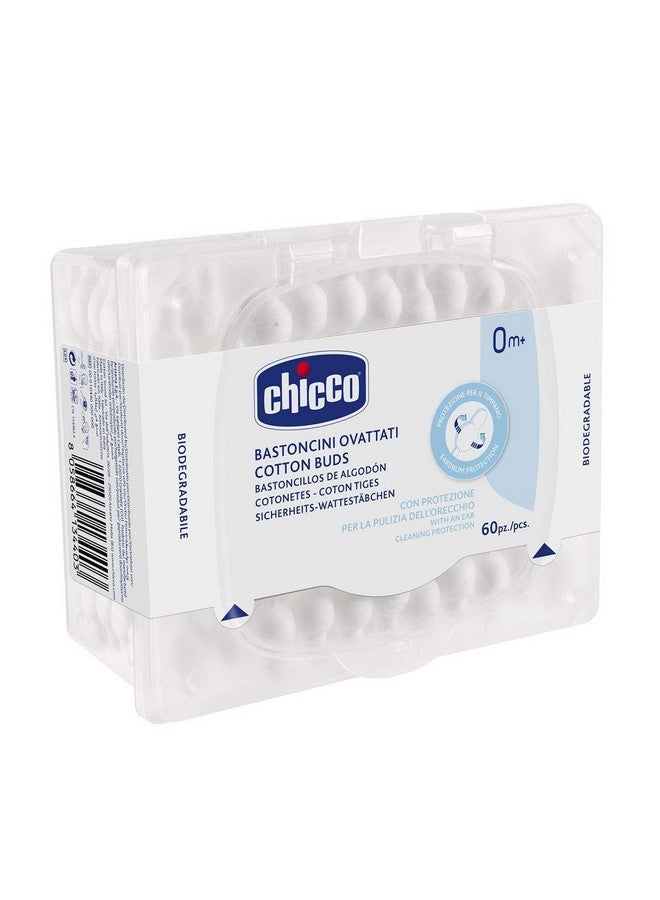 Chicco Chicco Wadding Sticks Safe Hygiene 60 Units  - Image 1