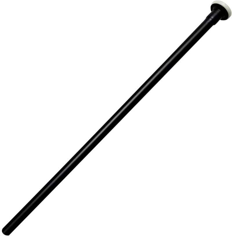 Westbrass D123-62 3/8" × 12" خط إمداد مرحاض برأس مسطح نحاسي، أسود غير لامع - Image 1