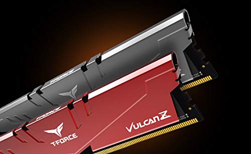 TeamGroup T-Force Vulcan Z 8GB 3200MHz (3200MT/s) CL16 Grey DDR4 UDIMM Desktop Gaming Memory, Metal Heatsink, Supports XMP 2.0, Compatible with Intel/AMD CPU, High Performance, Low Latency RAM Module - Image 2