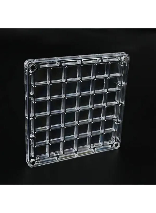Transparent Acrylic Storage Box With Adjustable Dividers For Jewelry Beads Crafts - Image 1